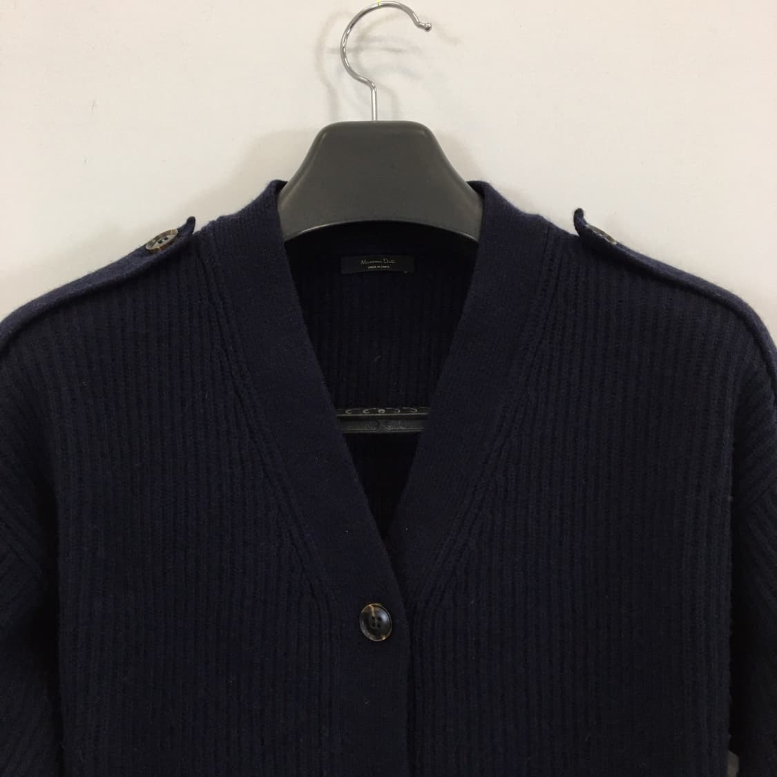 마시모두띠 라나울 캐시미어 케이블 니트가디건 M 상품이미지2