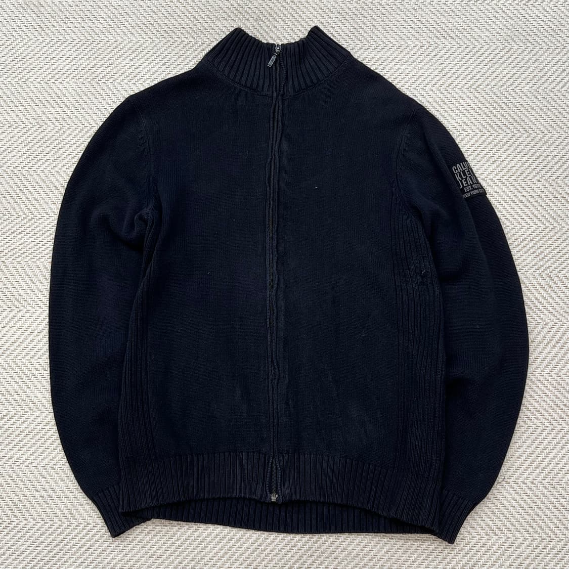 캘빈클라인 니트집업 r2433 상품이미지1