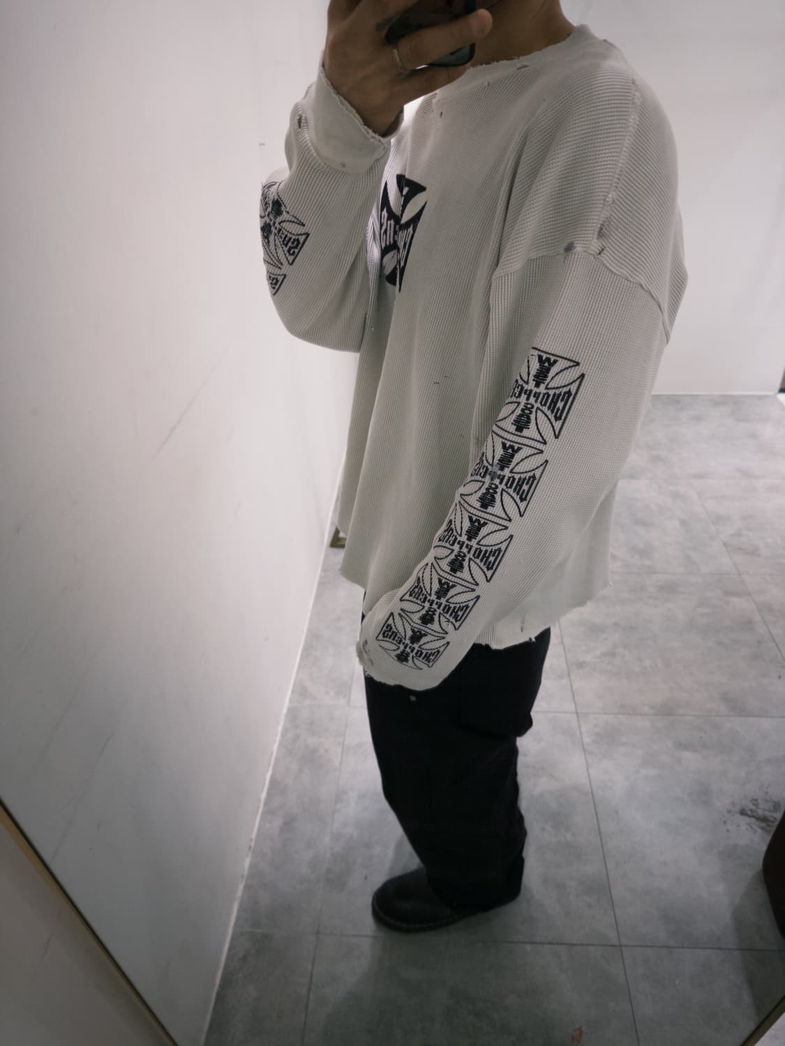 빈티지 웨스트 와플긴팔 상품이미지10