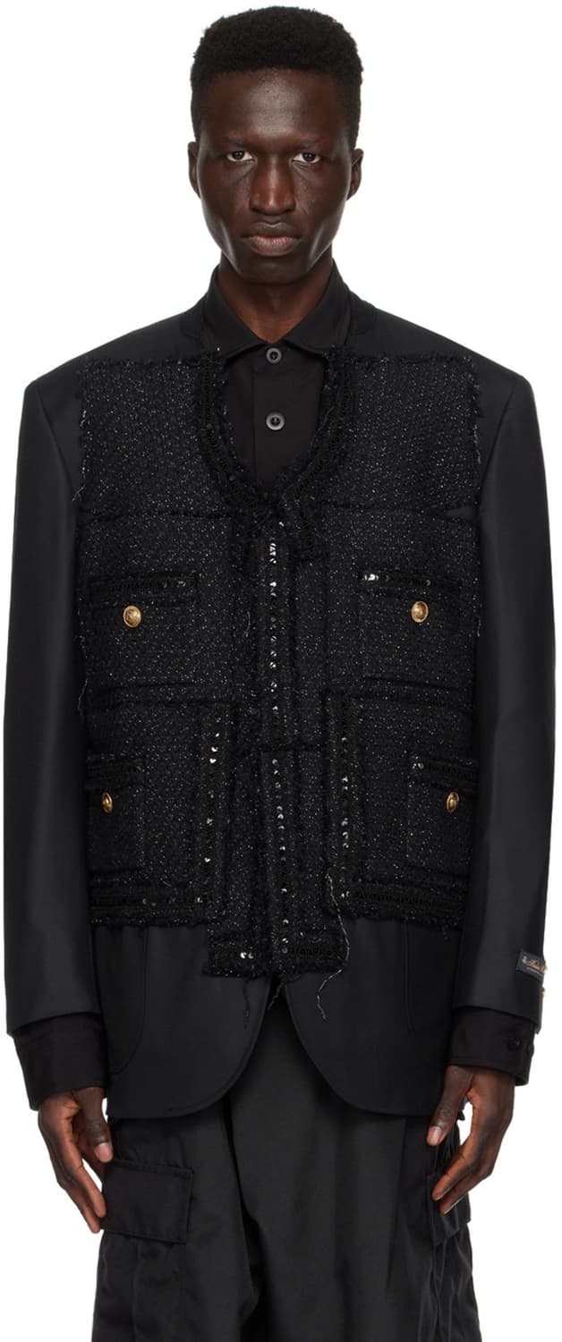 준야 와타나베 x 브룩스 브라더스 트위드 도킹 자켓  상품이미지4