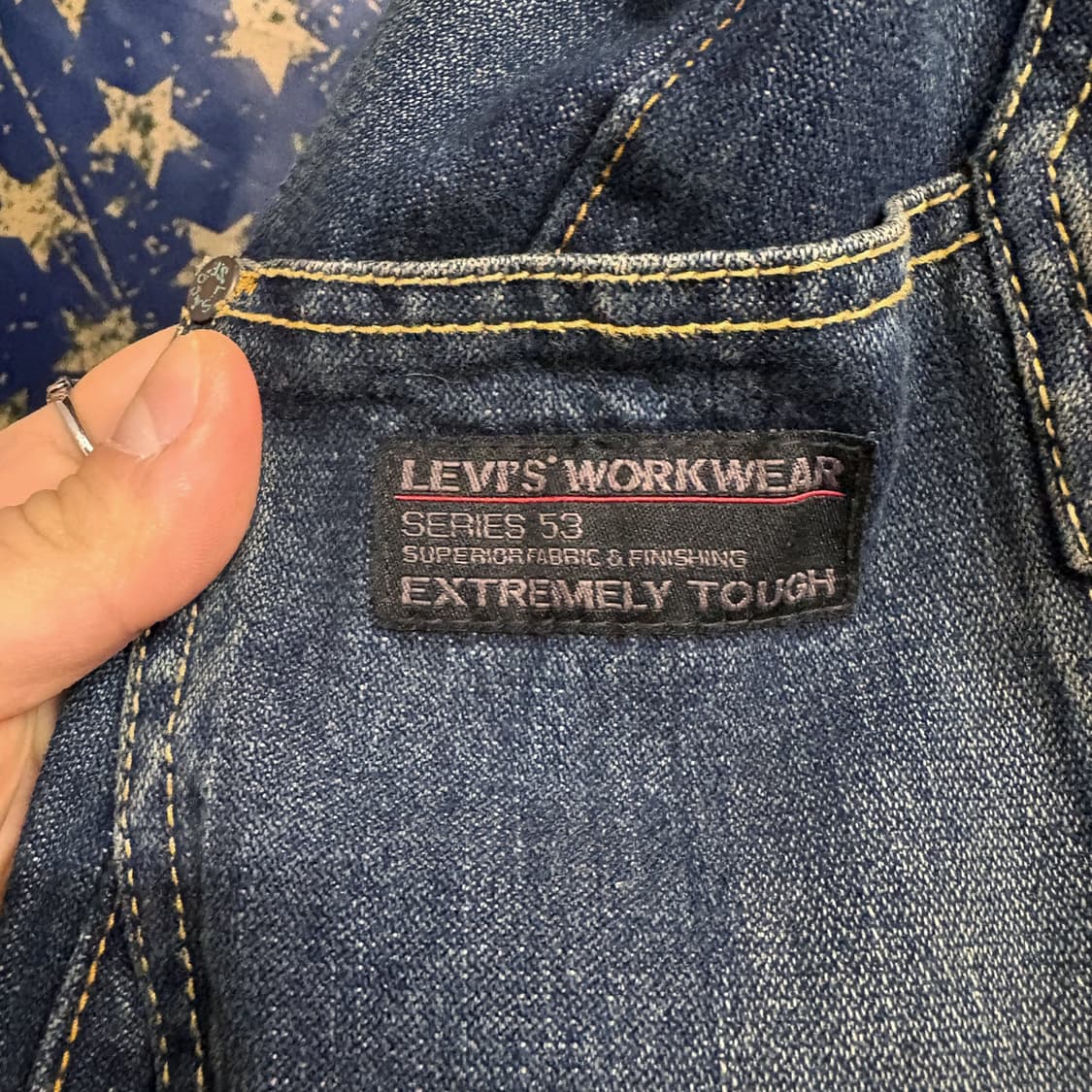 00s 리바이스 워크웨어 라인 빈티지워싱 부츠컷 데님팬츠 N185 상품이미지7