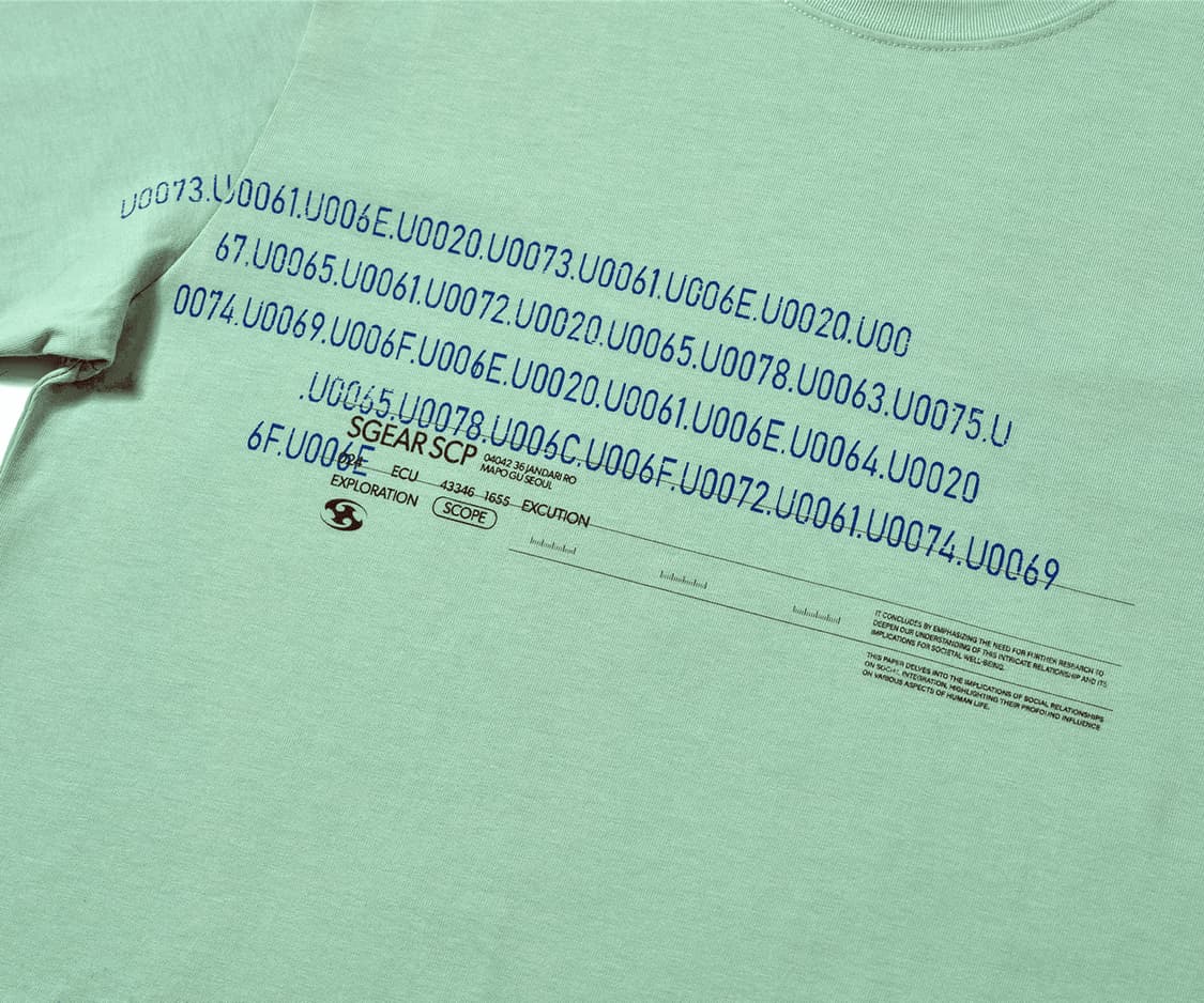 산산기어 인스틸 티셔츠 라이트 그린 상품이미지4