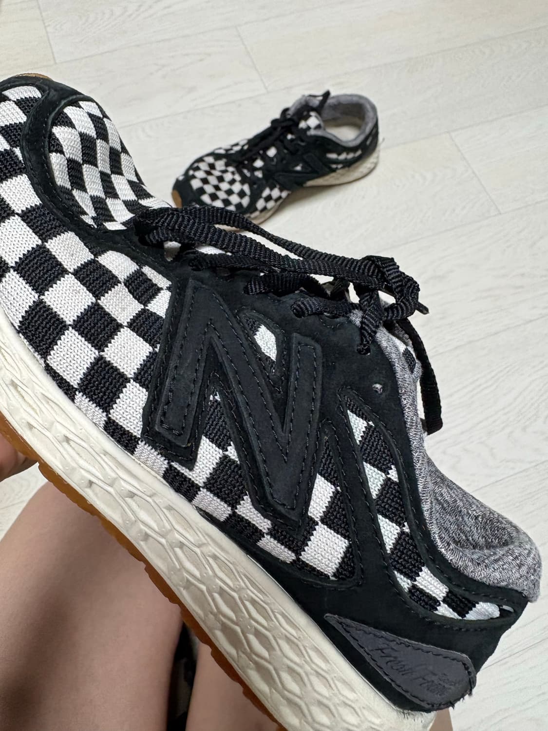 New Balance × nonnative 논네이티브 콜라보 체커보드 상품이미지2