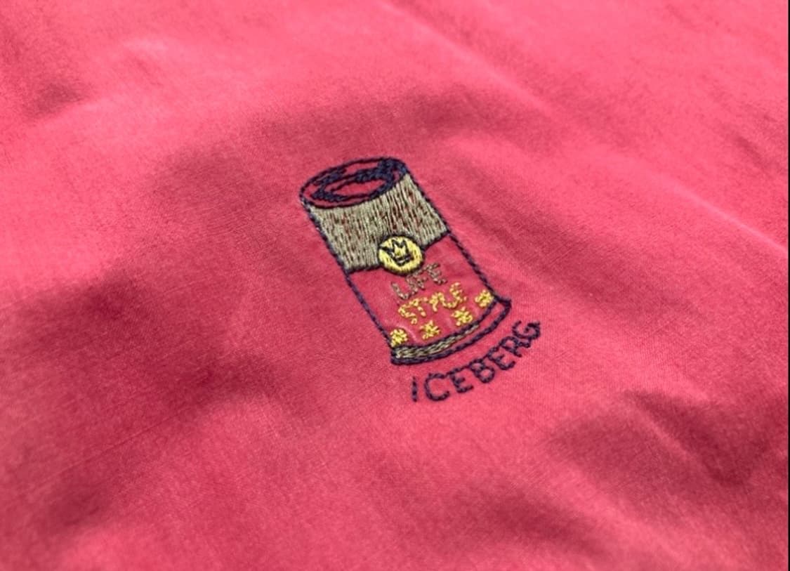 90s 아이스버그 코튼 블루종 봄버 자켓 105-110 상품이미지8