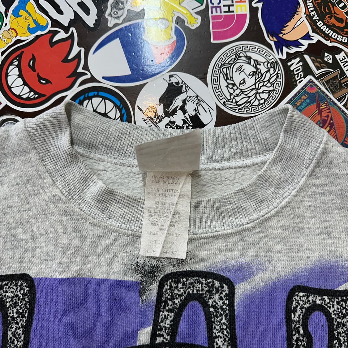 90s USA LA 레이커스 빈티지 스웻셔츠 L 상품이미지8