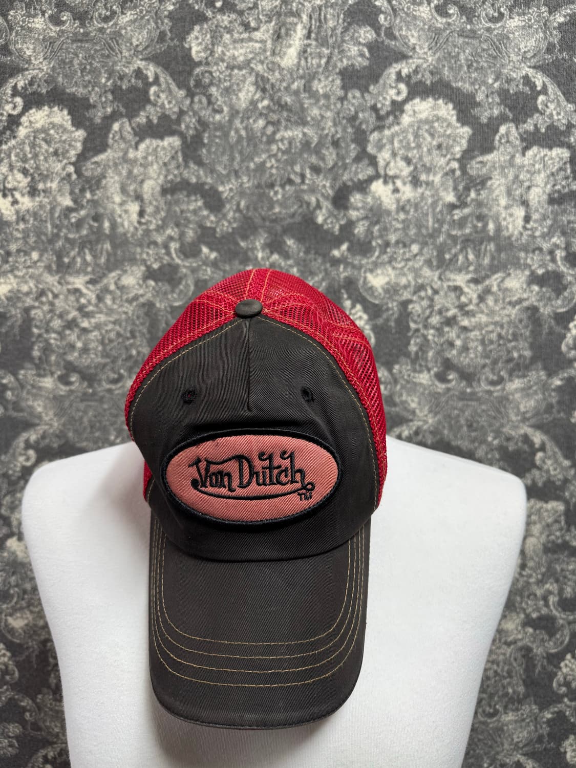 von dutch 본더치 레드 메쉬 볼캡 상품이미지1