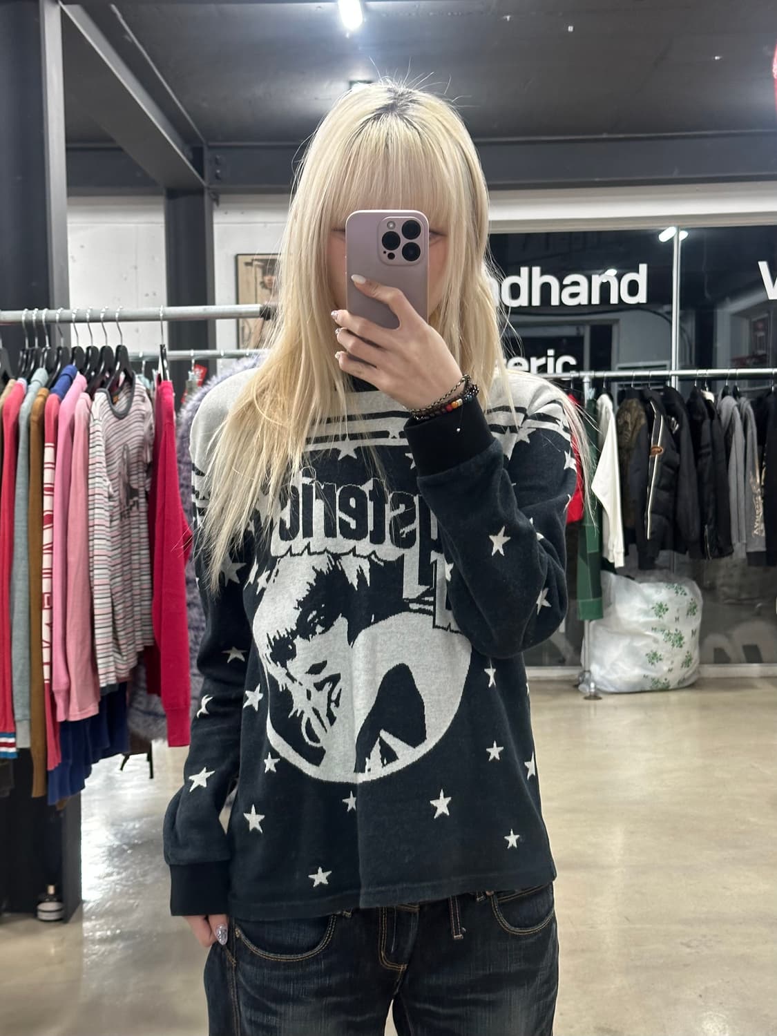 히스테릭 글래머 맨투맨 티셔츠 상품이미지1