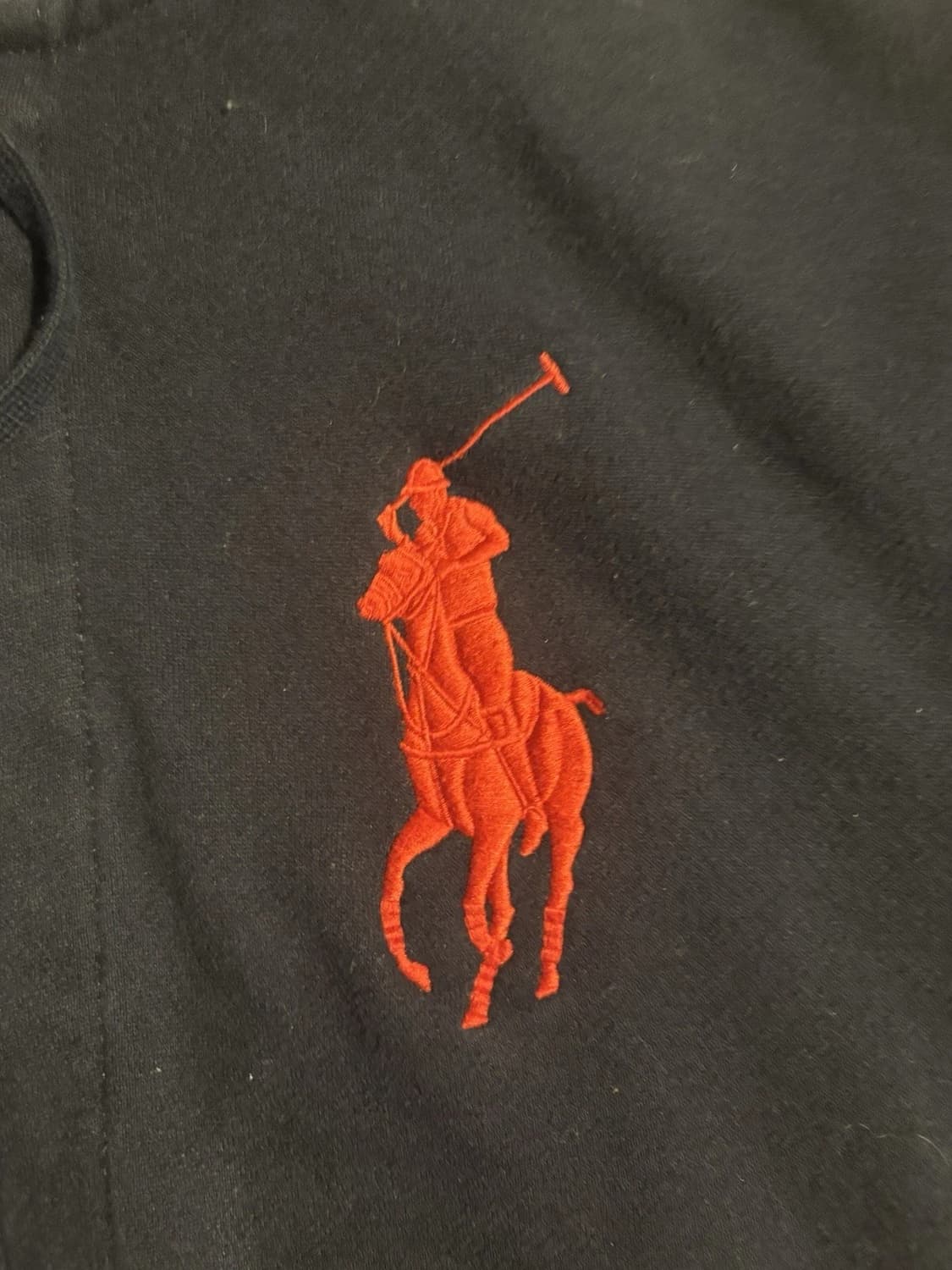 폴로 랄프 로렌 빅포니 네이비 체크 후드 집업 상품이미지3