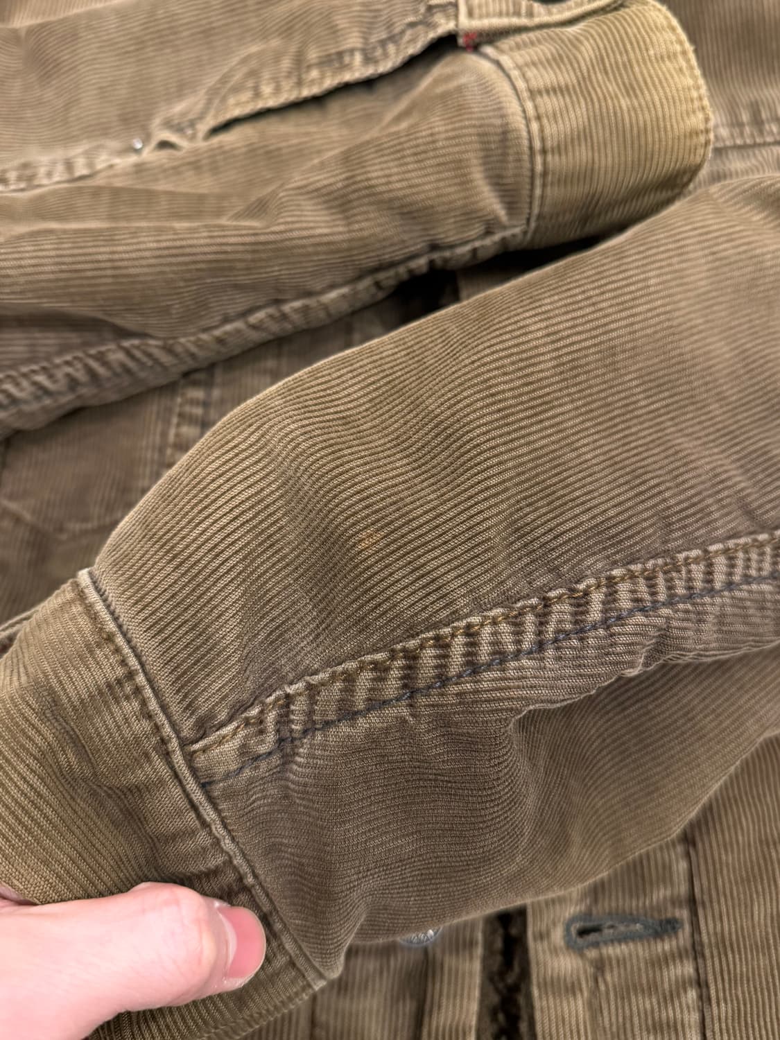 90-00s Gap 올드갭 쉐르파 코듀로이 트러커 자켓 상품이미지8