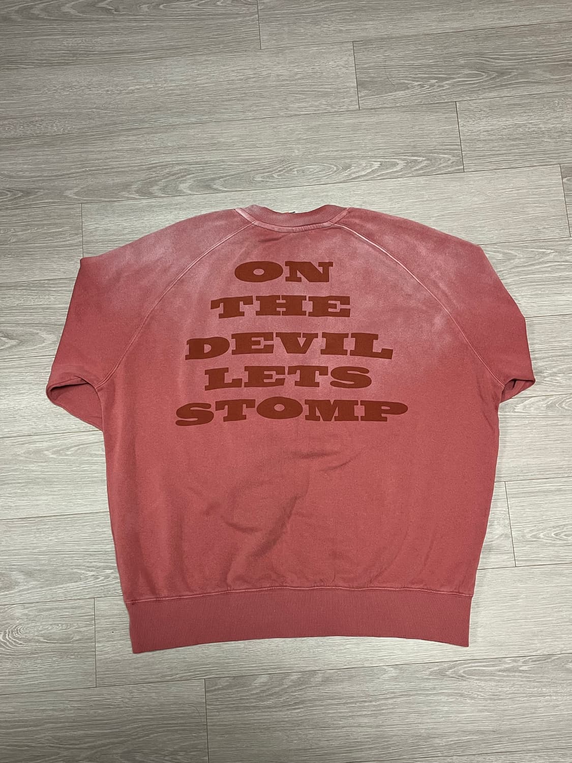 (새상품) 데우스 엑스 마키나 가먼트다잉 데빌 맨투맨 스웻셔츠 상품이미지6