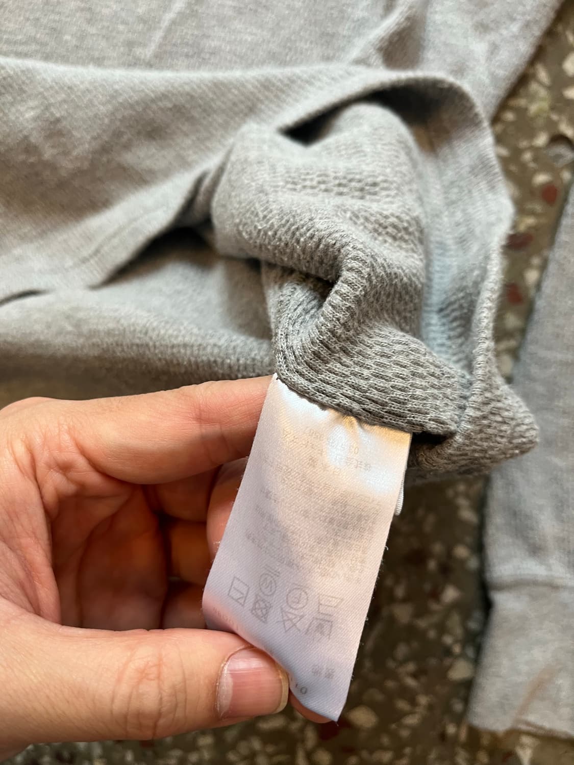 Visvim 비즈빔 써멀 그레이 긴팔티셔츠 상품이미지8