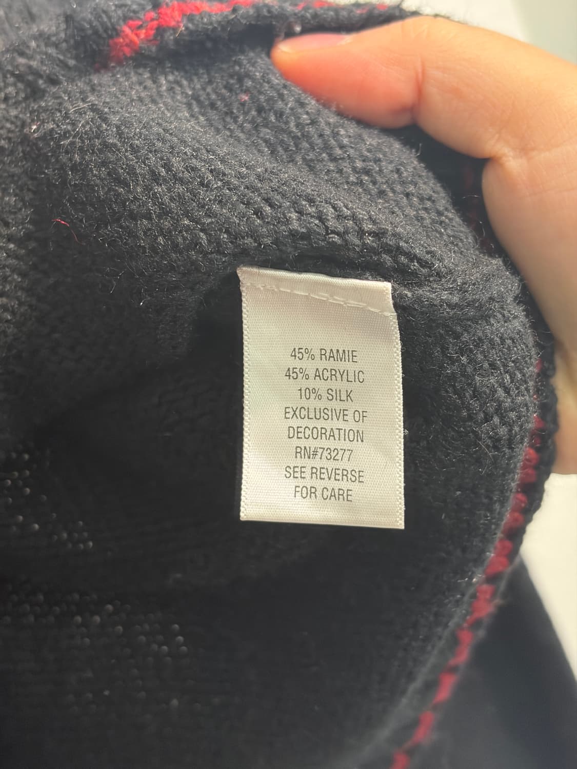 [L] U.S.A. 라미&실크 어글리니트 리스 가디건 L 상품이미지8