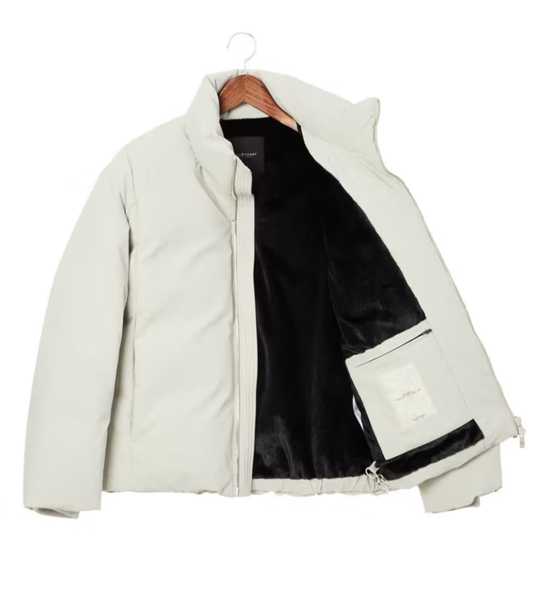 [새상품] 질스튜어트뉴욕 미니멀 구스다운 패딩 라이트베이지 M(105) 상품이미지1