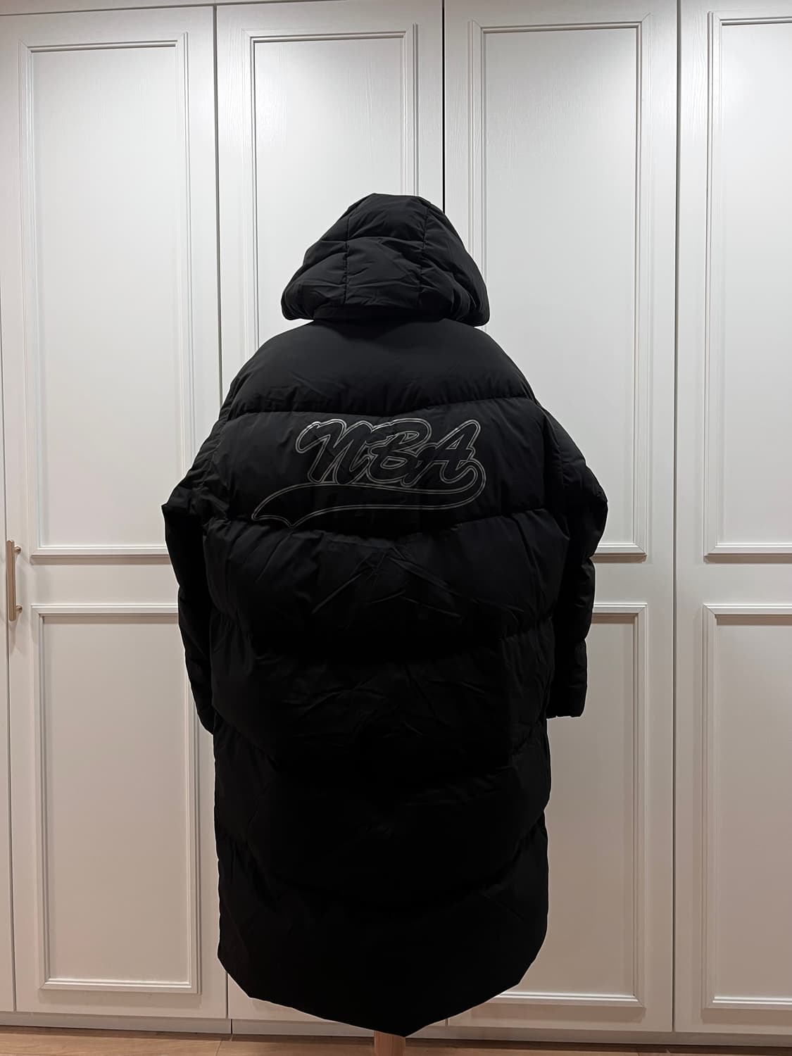 NBA 덕다운 롱 패딩 블랙 XL 상품이미지2