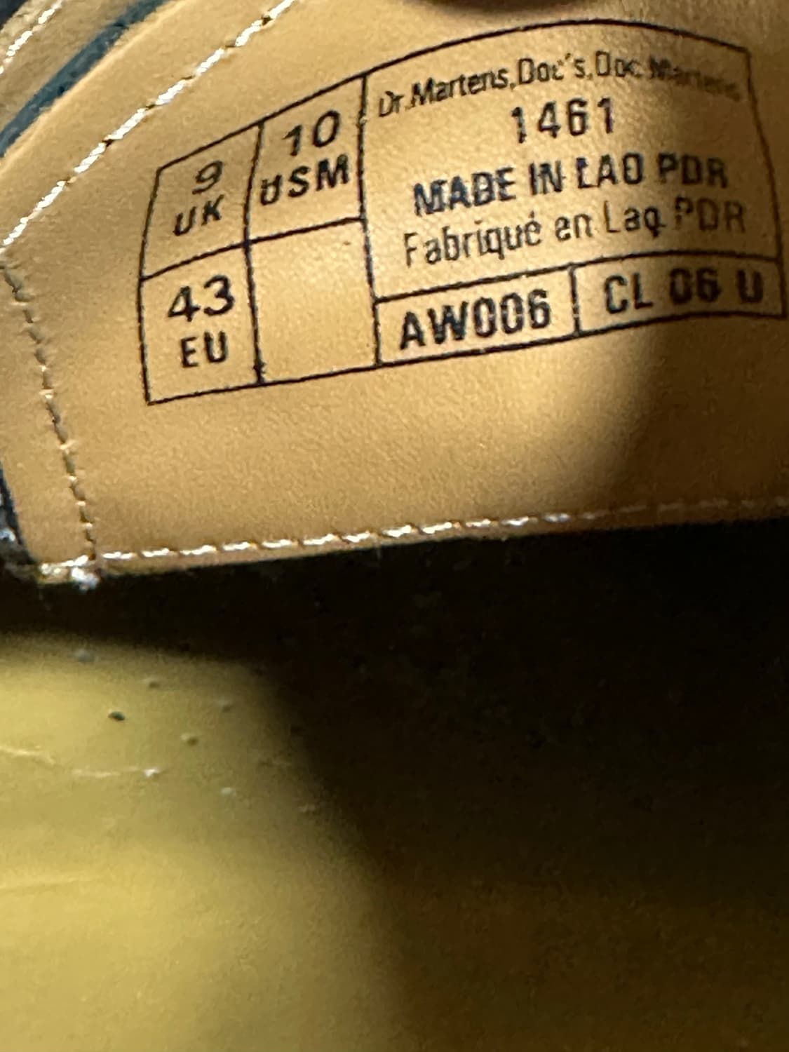 (280,uk9) 닥터마틴 1461 스무스 상품이미지6