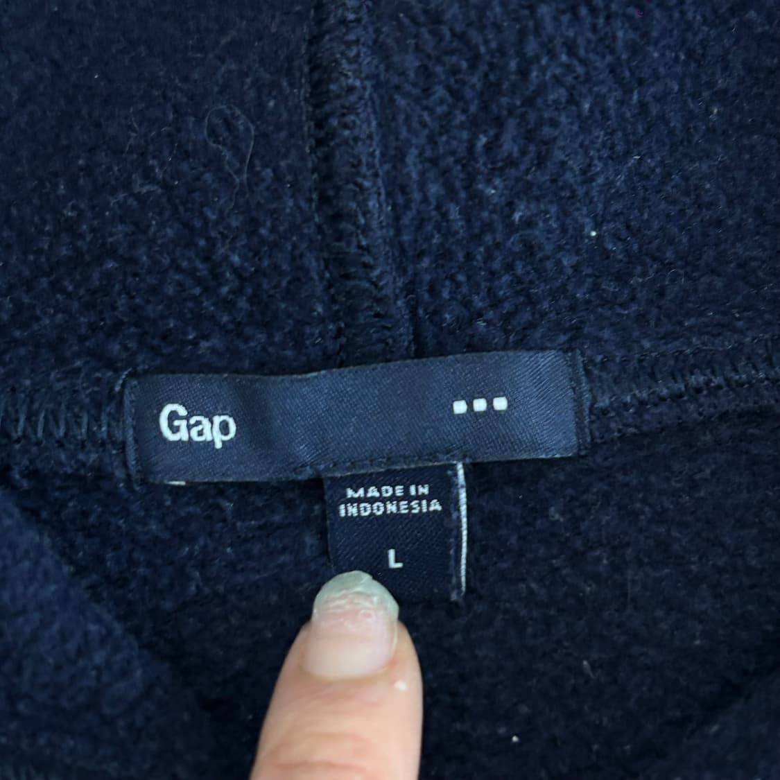 GAP 갭 네이비 후드티 상품이미지5