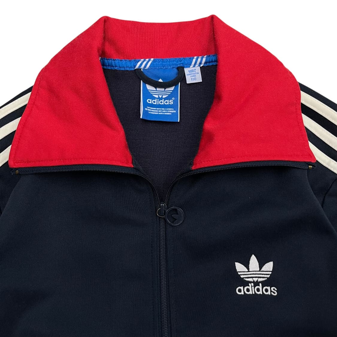 아디다스 유로파 레드 배색 네이비 트랙탑 110 상품이미지5