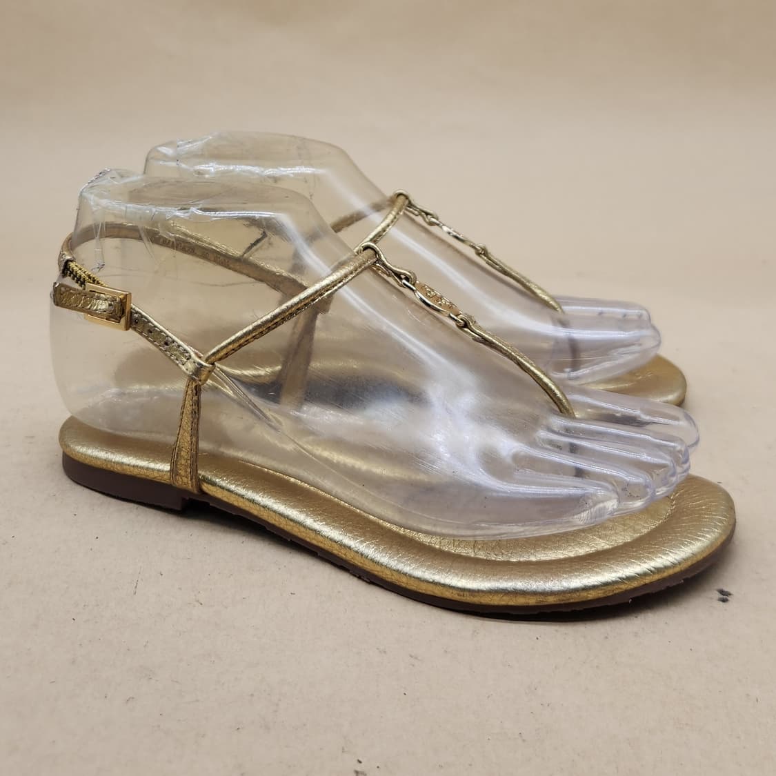 토리버치 메탈릭 레더 여성샌들5.5m 225 상품이미지1