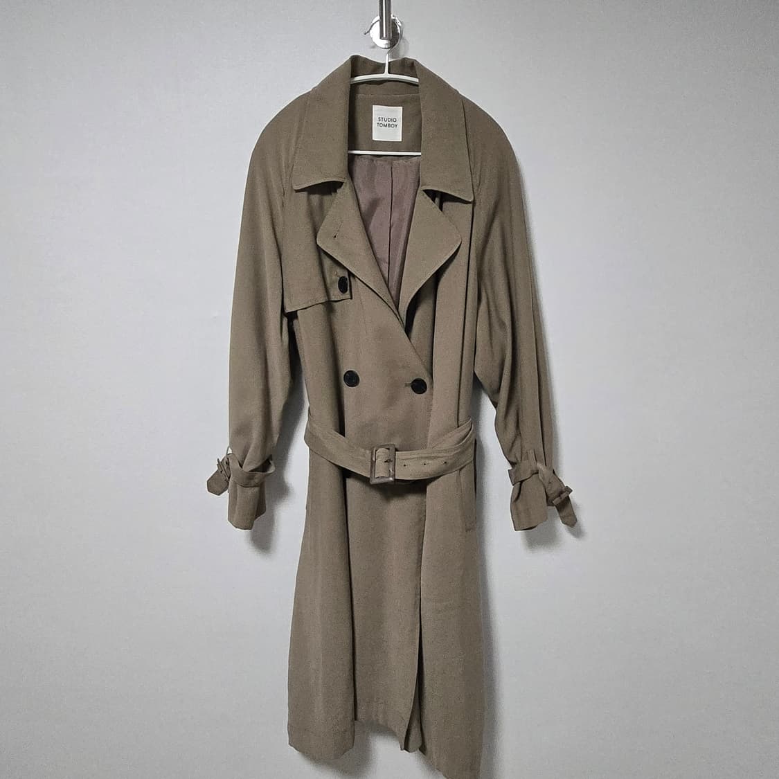 스튜디오톰보이 베이지 트렌치 코트 / 여자 코트/ 여성 코트  상품이미지1