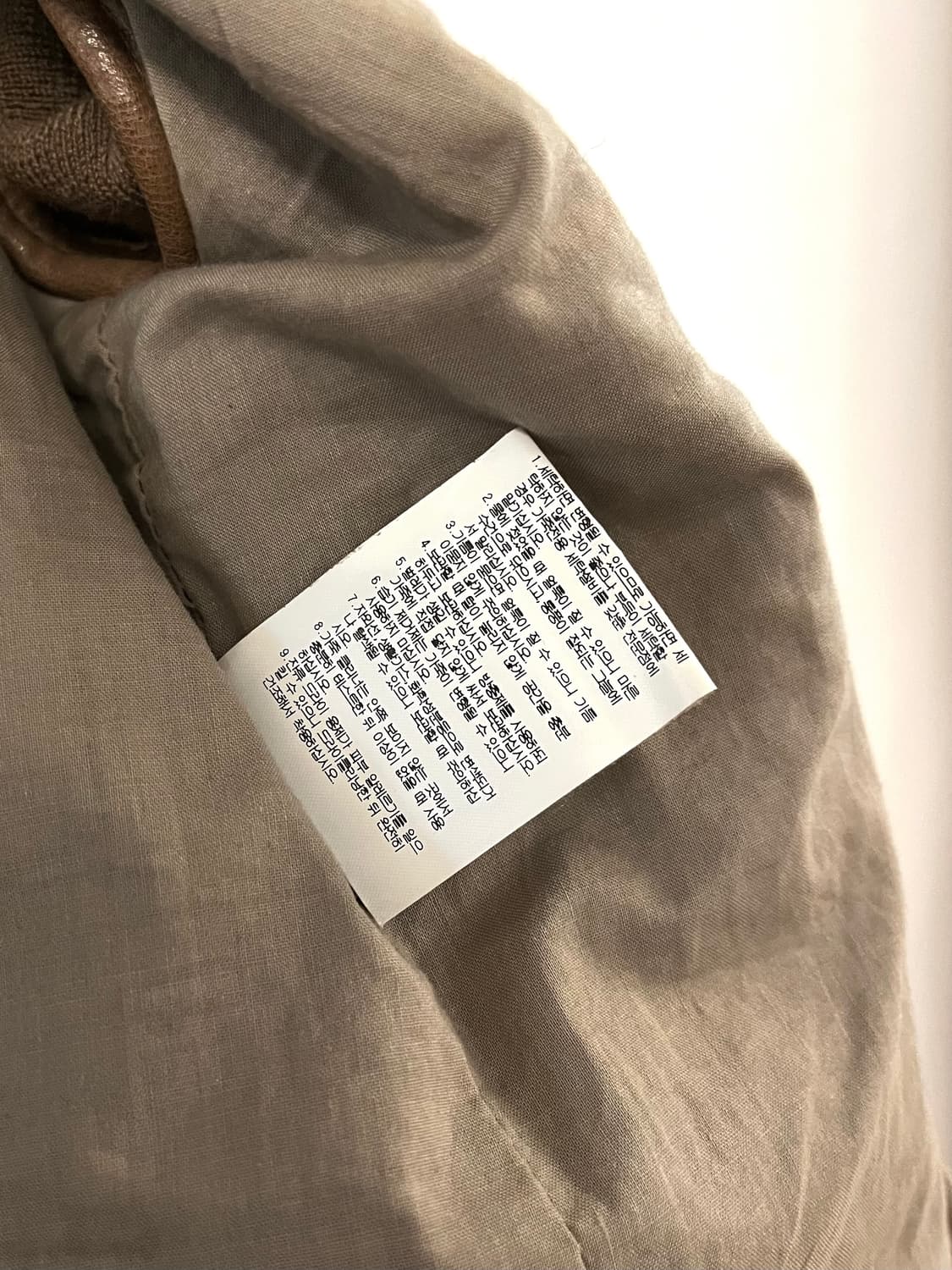 10CORSOCOMO 아티저널 비대칭 레더 자켓 상품이미지6
