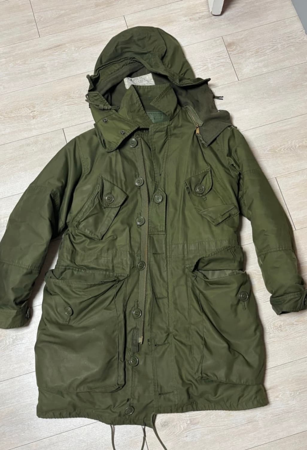 1970s 캐나다군 콜드웨더파카 iecs S/R 교환도 가능 상품이미지1