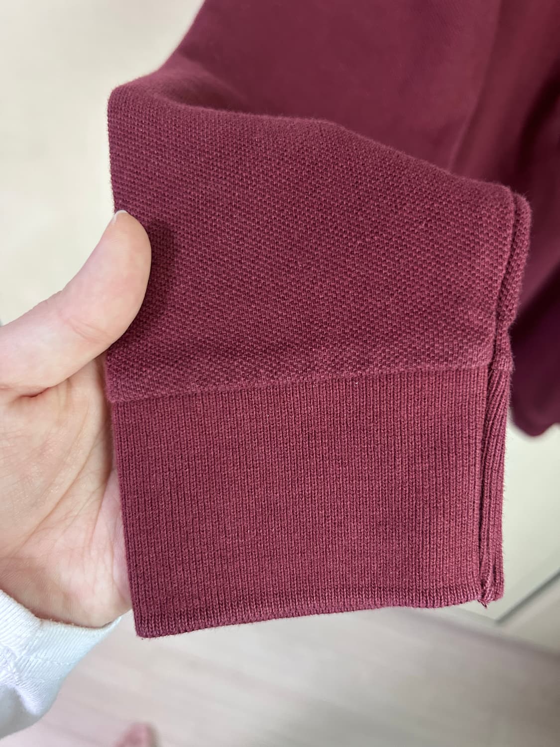 폴로랄프로렌 카라 롱슬리브 버건디 상품이미지3