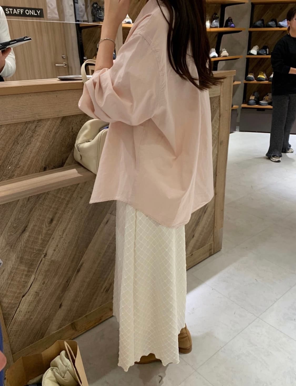 26ss 프리티영띵 다이아 밴딩 스커트 프영띵 포인트 봄치마 상품이미지3