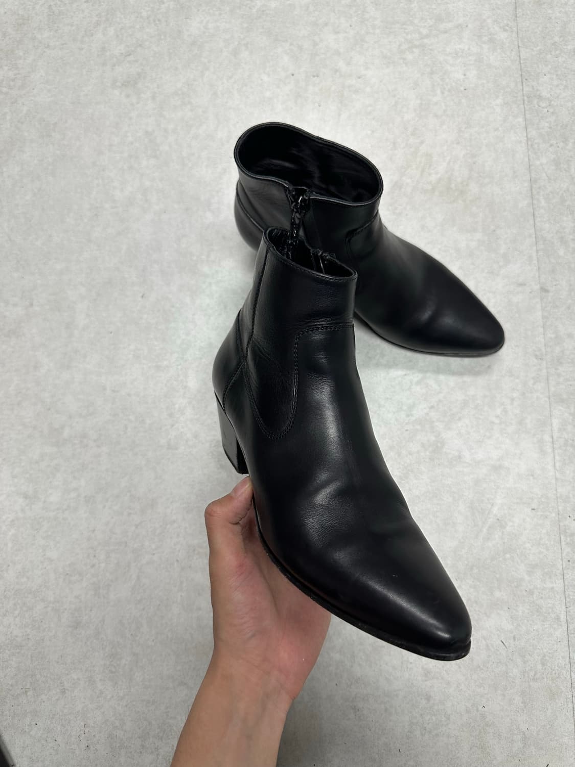 생로랑 루카스 레더 부츠 상품이미지5