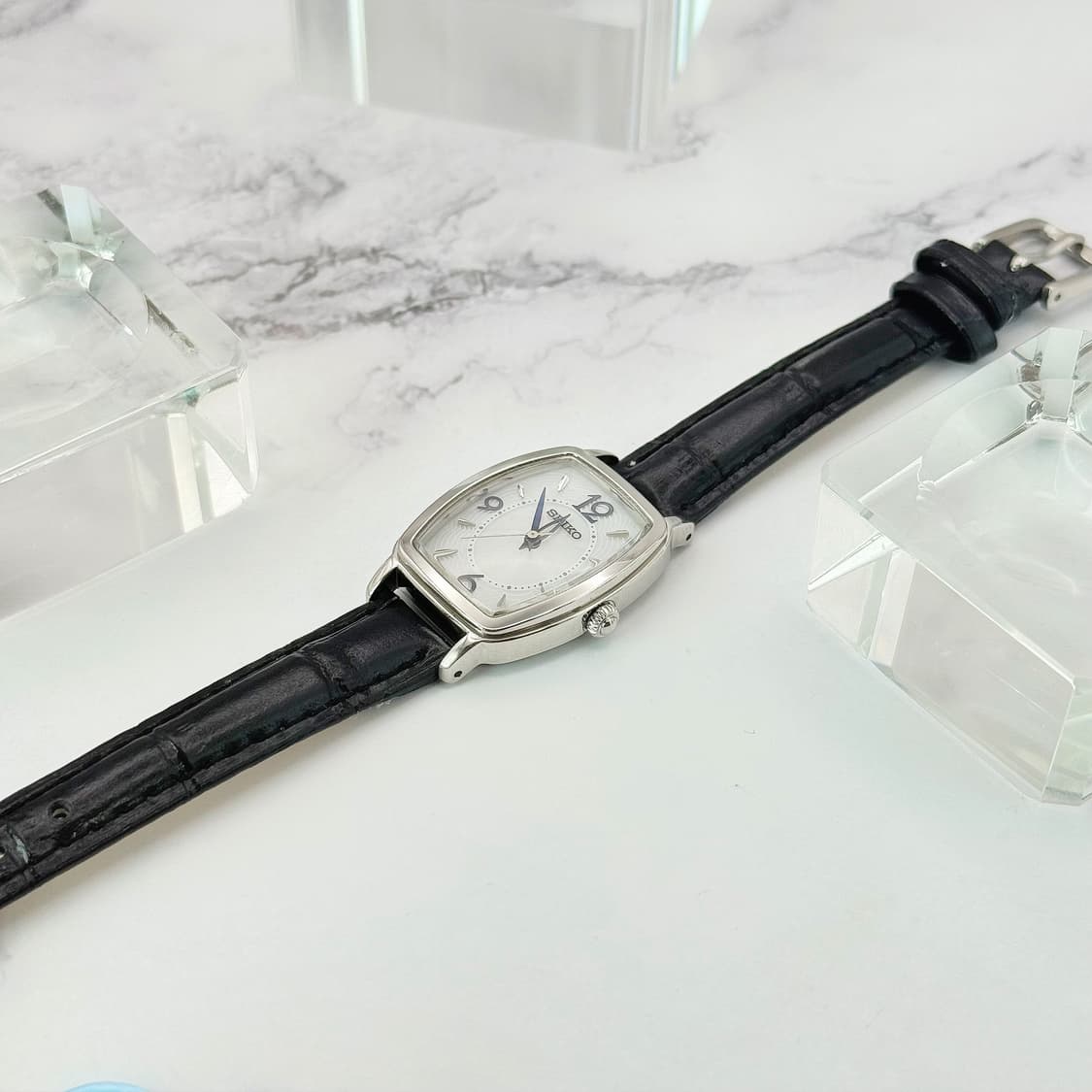 빈티지 세이코 실버 토노 아라비아 워치 상품이미지3