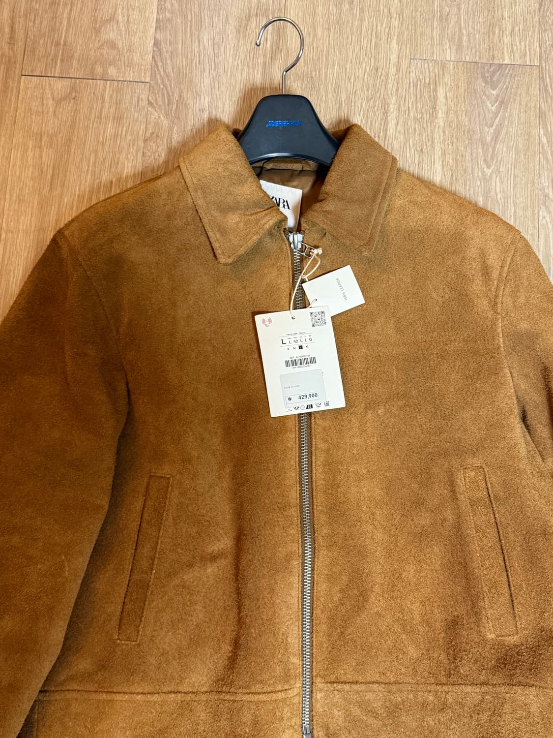 [L]자라 25ss Limited edition 스웨이드 가죽점퍼 상품이미지1