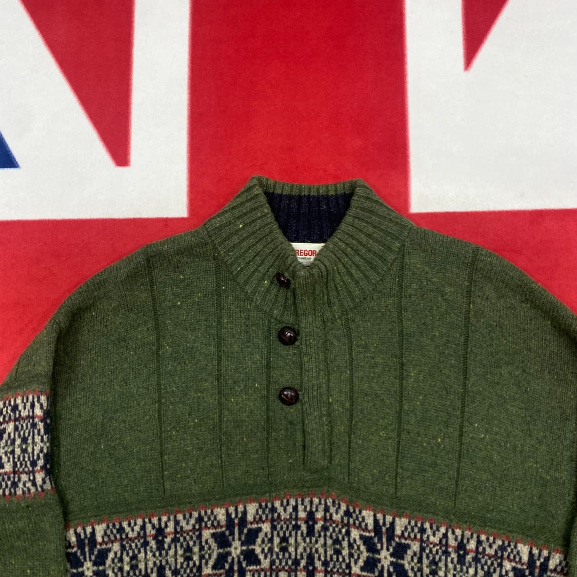 맥그리거 노르딕패턴 니트 L  상품이미지3