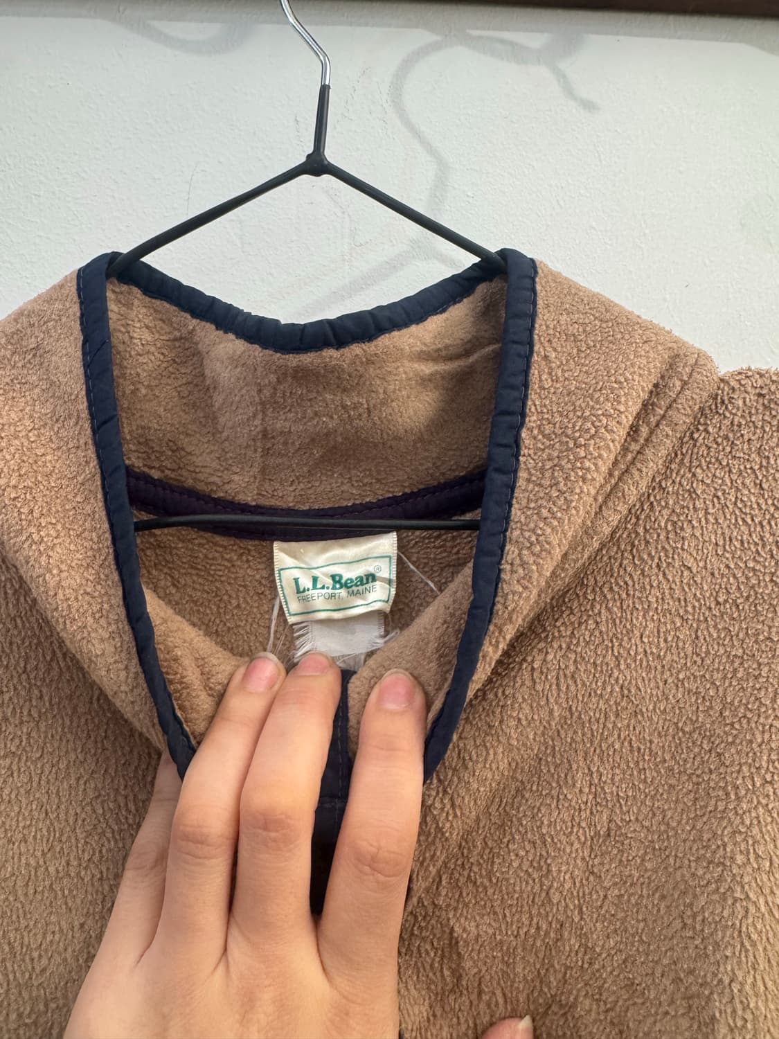 80년대 미국생산 엘엘빈LLBean 플리스신칠라 상품이미지3