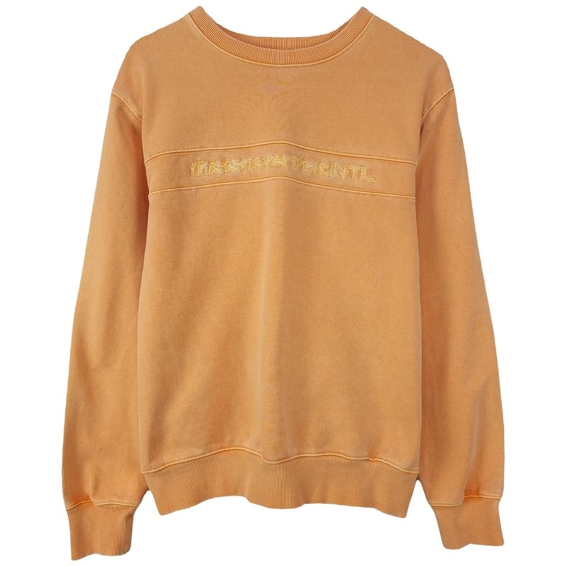 [디스이즈네버댓] 빅로고 자수 빈티지 워시드 맨투맨 M18761 상품이미지2