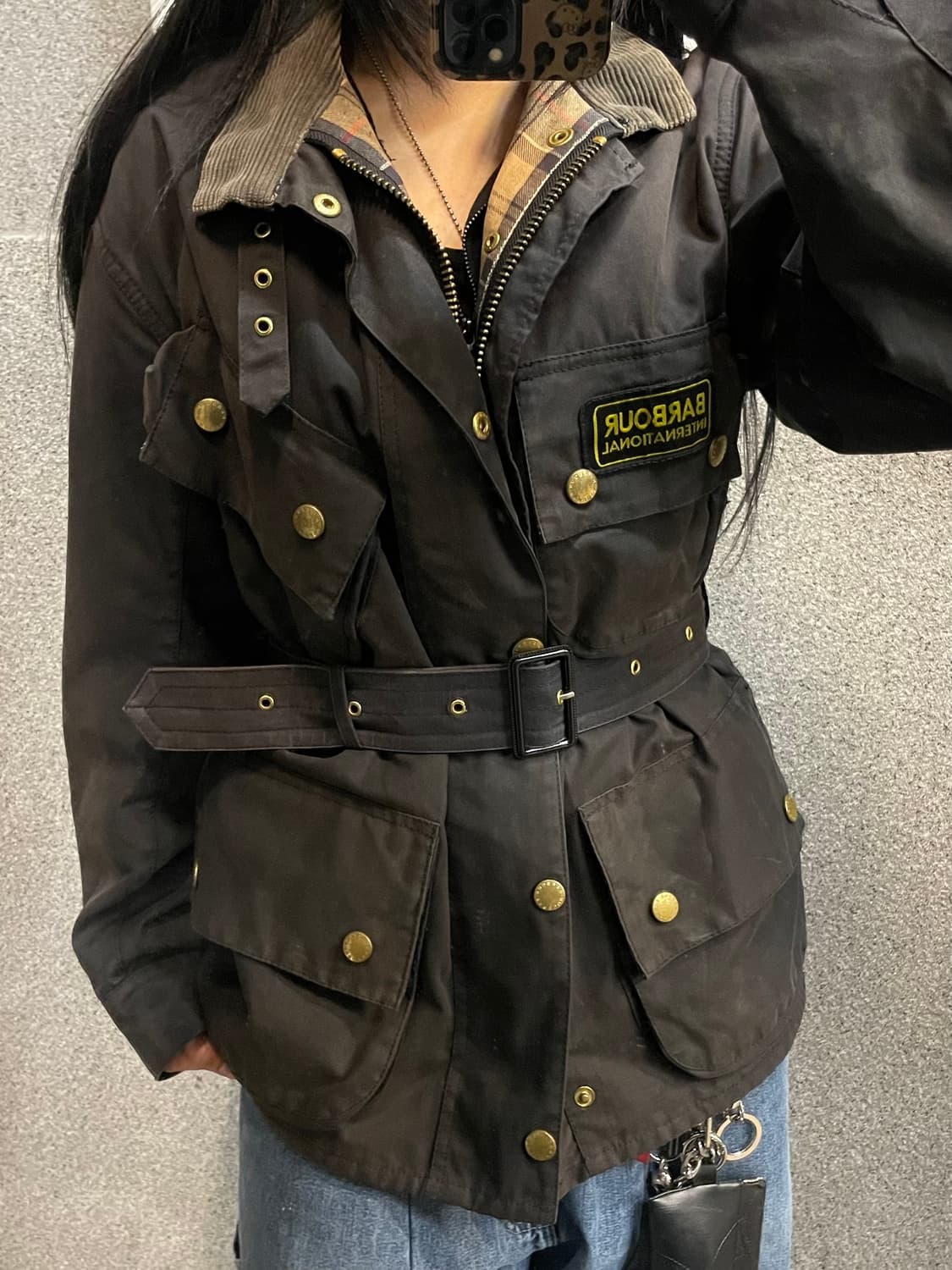 Barbour International A7 waxed jacket 상품이미지2