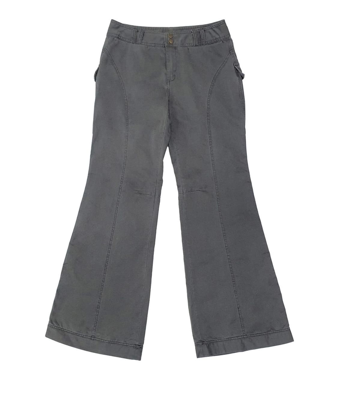 익스파이어드걸 세미 플레어 팬츠 차콜 S 상품이미지2