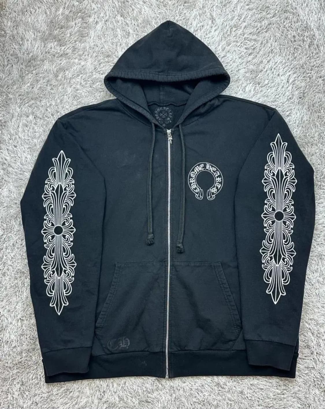 크롬하츠 플로럴 후드집업 상품이미지1