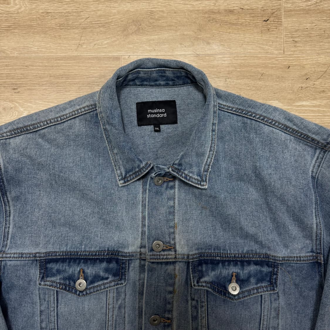 무신사스탠다드 데님 청자켓 상품이미지2