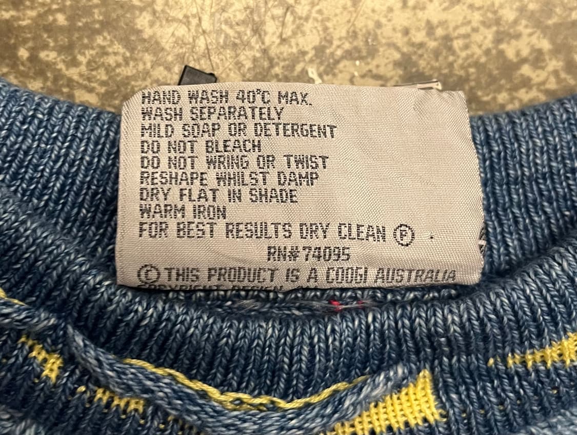 쿠지 패턴 니트 스웨터 상품이미지7