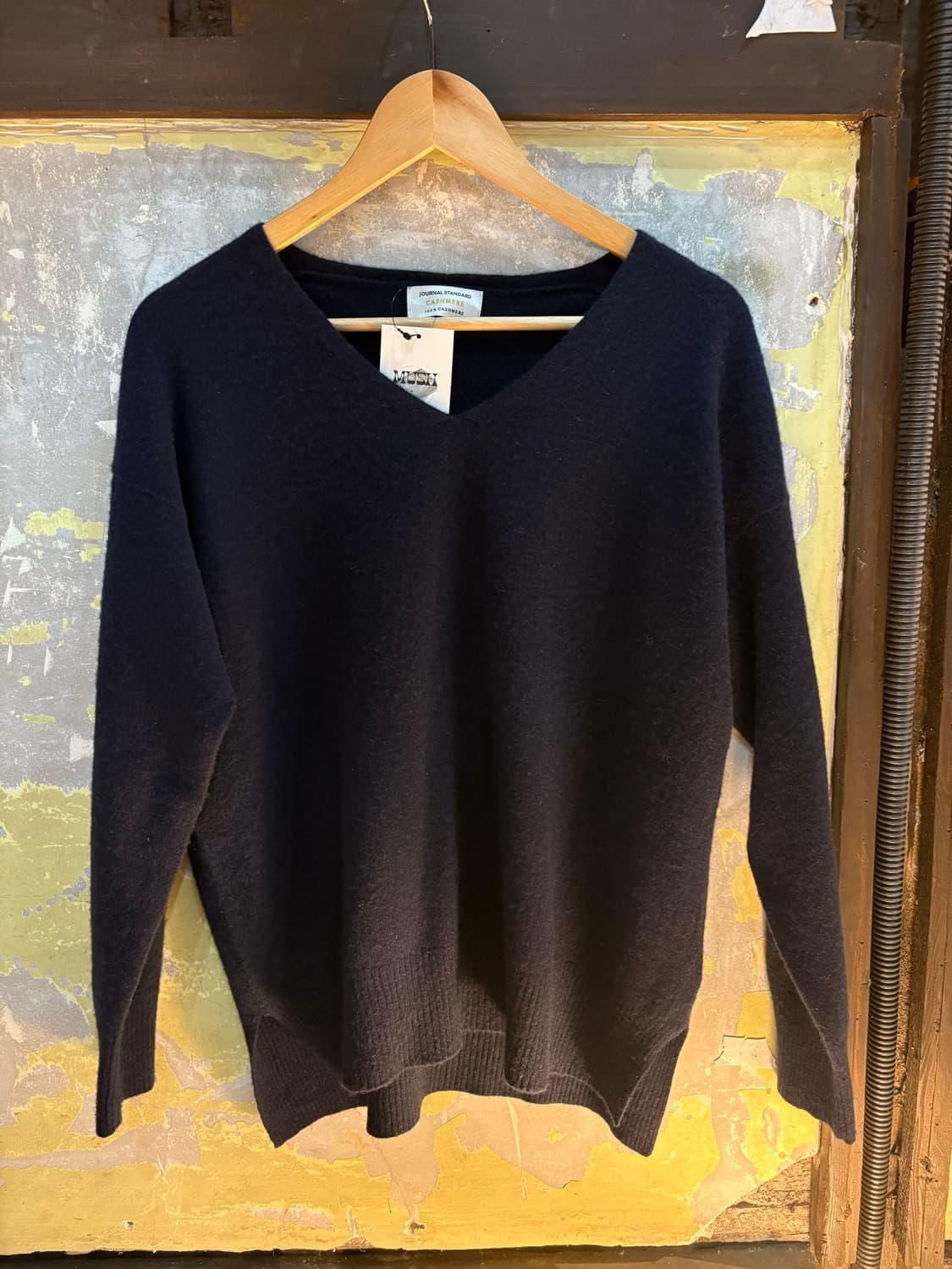 Journalstandard 저널 스탠다드 네이비 캐시미어 니트 상품이미지4