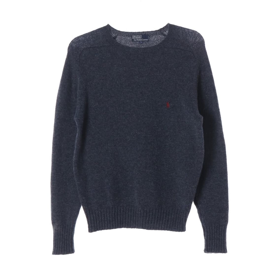 폴로 랄프로렌 빈티지 라운드넥 울 니트 L 상품이미지1