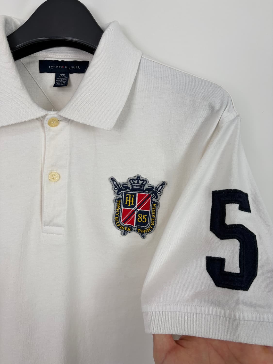 a326) 타미힐피거 빅로고 카라티 상품이미지3