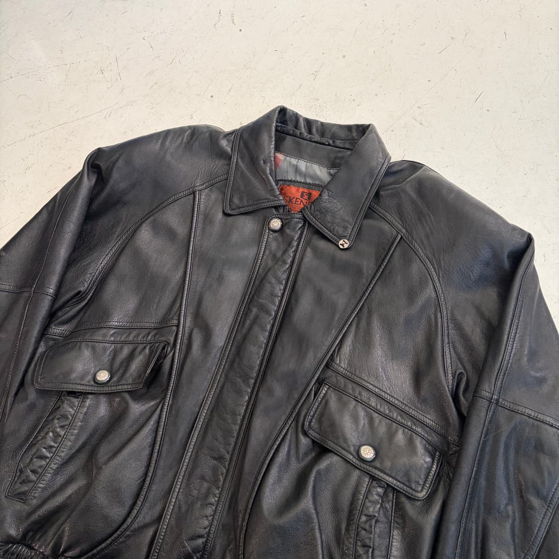 Skendel 빈티지 양가죽 자켓 L 상품이미지4