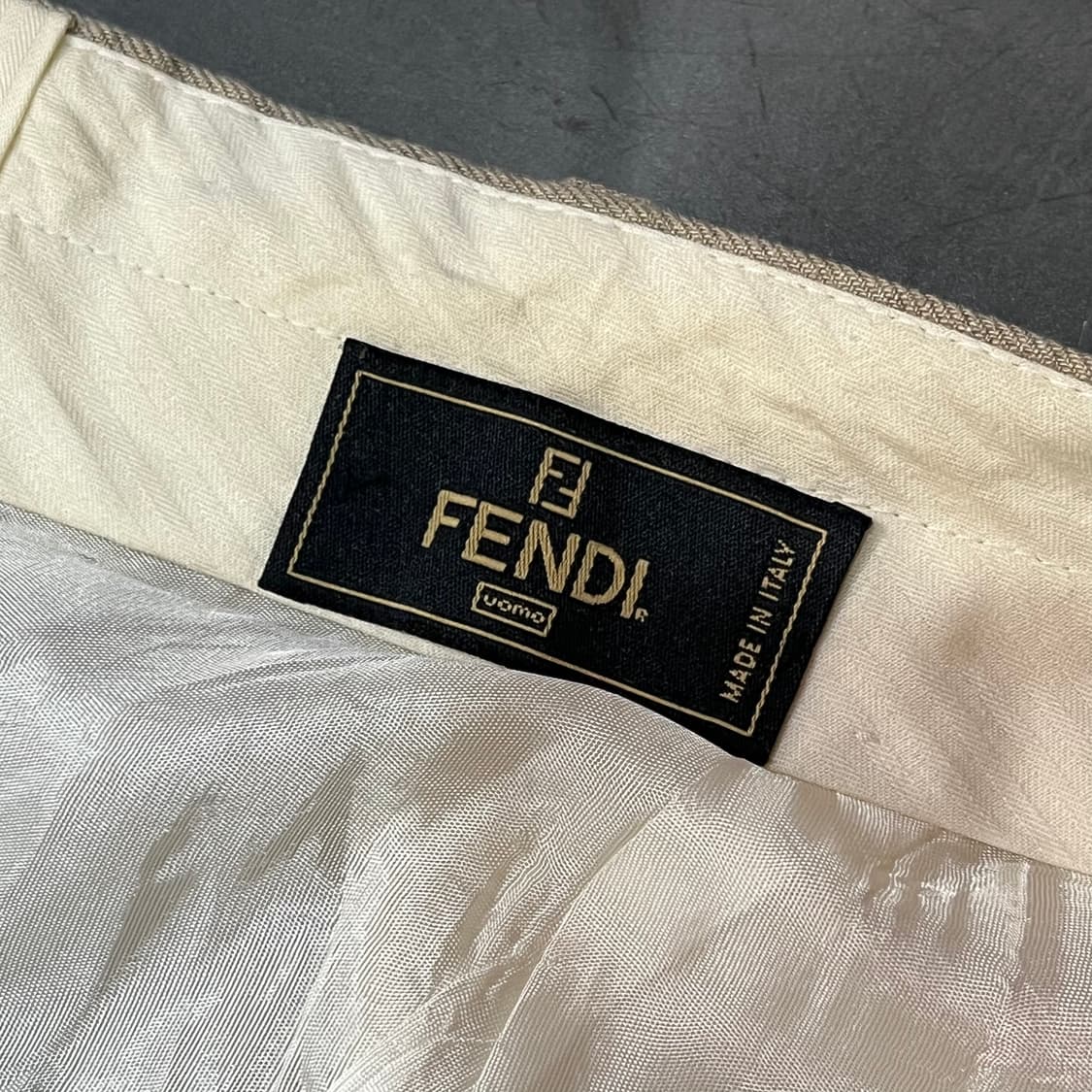  펜디 베이지 핀턱 슬랙스 y15891 상품이미지6