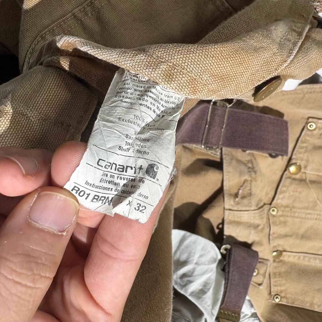 칼하트90’s 오버롤 멜빵 팬츠 상품이미지9