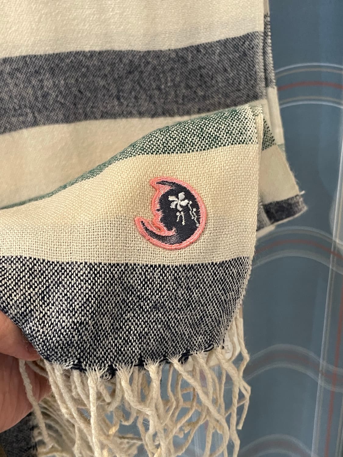 새제품) 일본빈티지 모리걸 숄 단가라머플러 상품이미지6