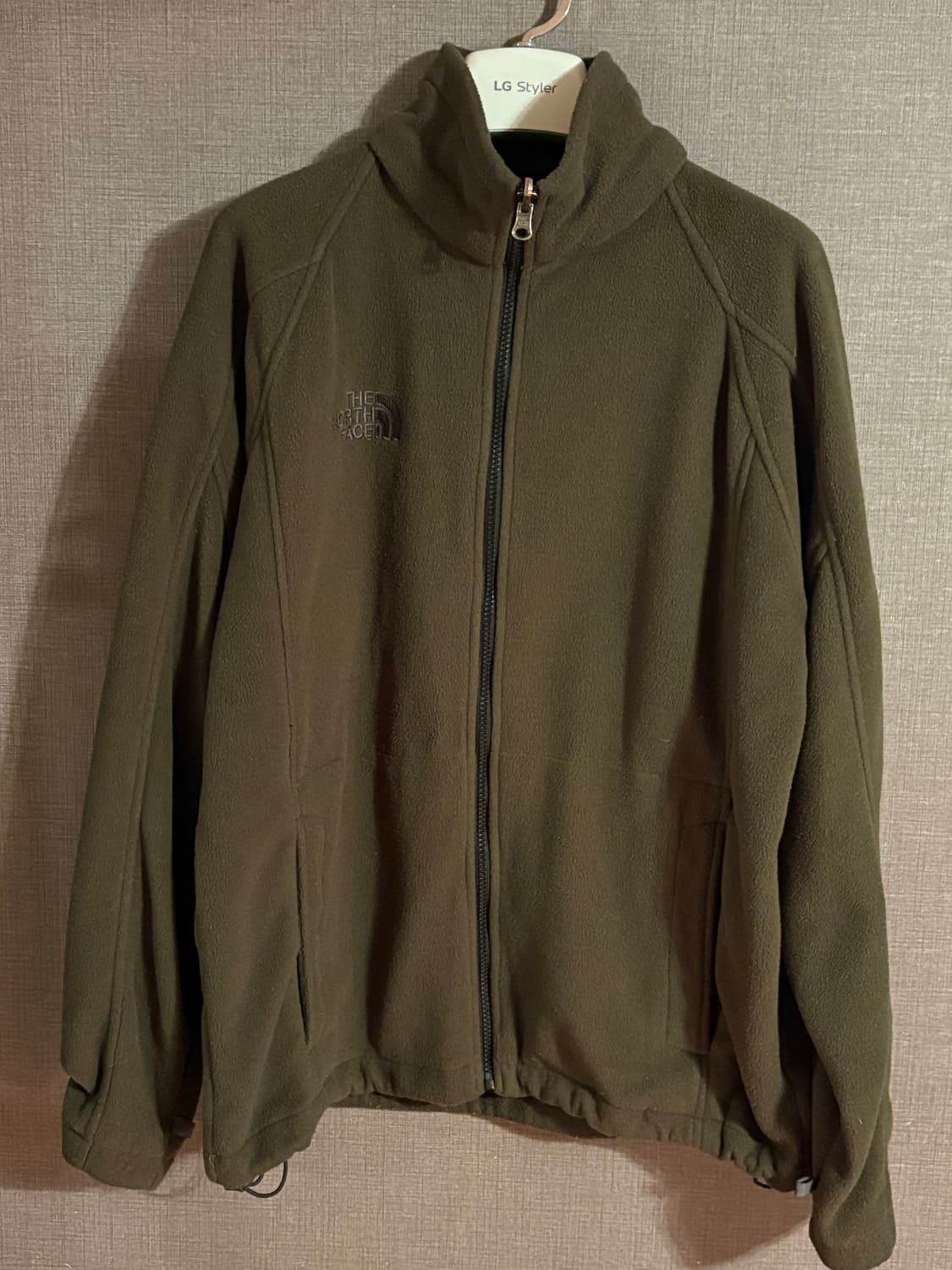 노스페이스 플리스 점퍼 M 카키 상품이미지1