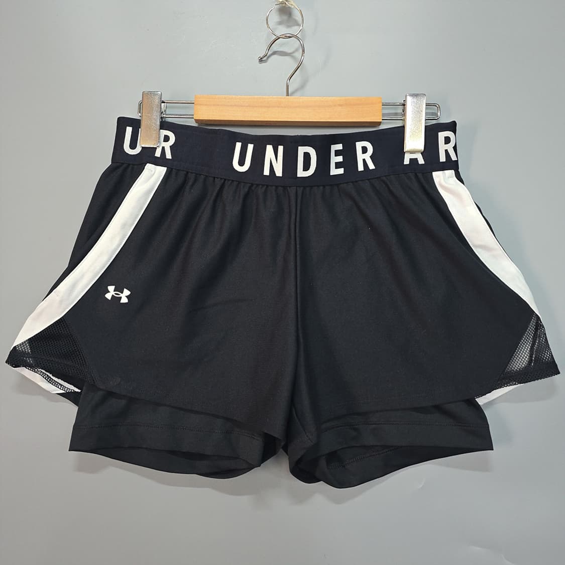 언더아머 여성용 UA 플레이 업 투인원 쇼츠 XL 상품이미지1