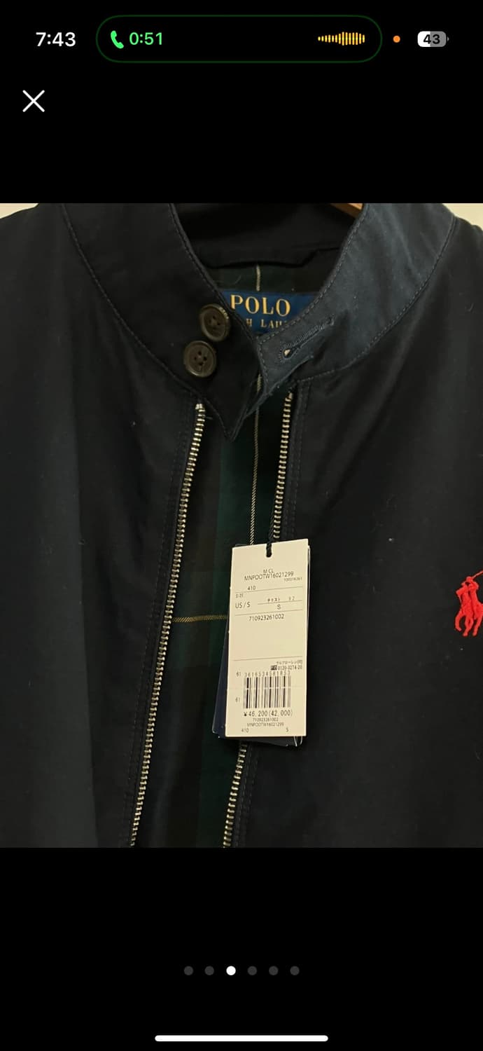 폴로 네이비 자켓 s 정품 색상품 상품이미지3