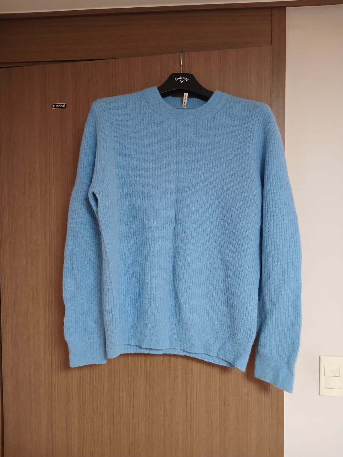 썬플라워하늘색 알파카 니트 L 상품이미지1