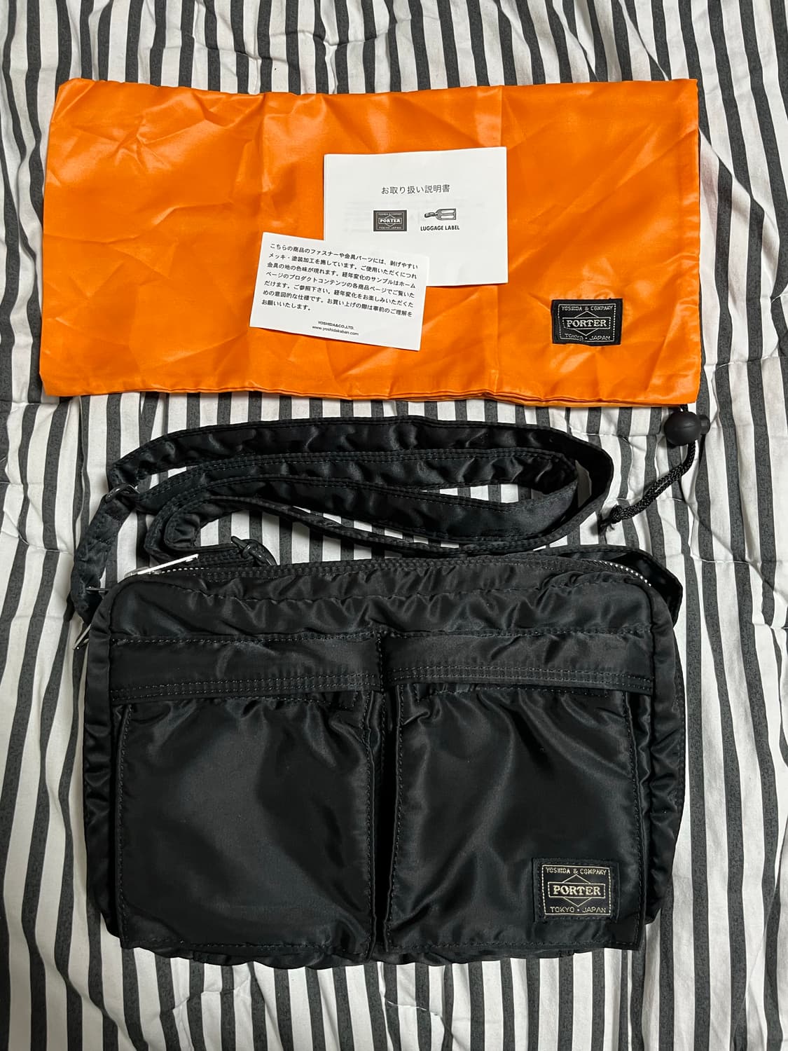 (신형!)Porter 요시다 포터 탱커 숄더백 블랙 S 상품이미지1